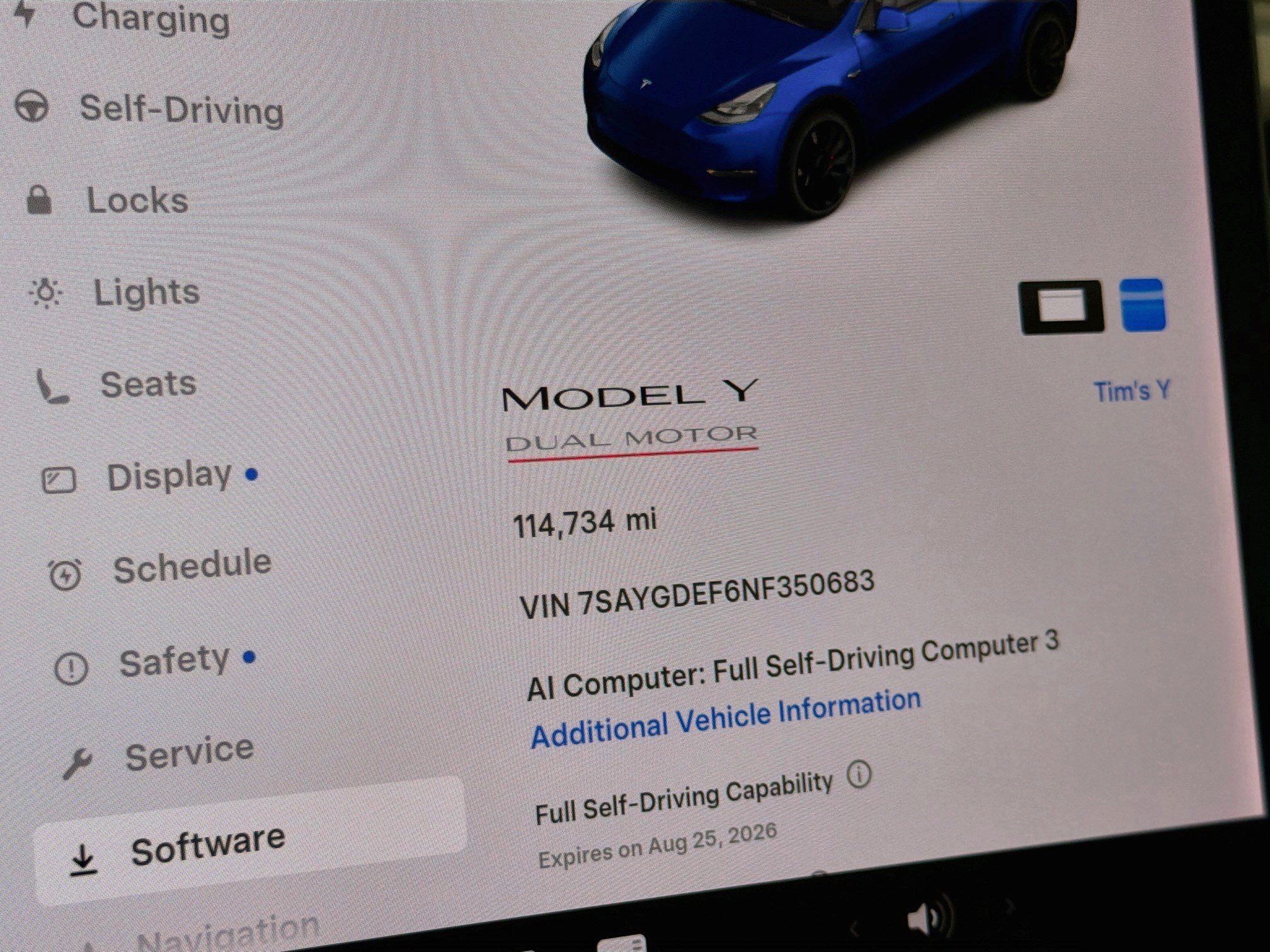 Used 2022 Tesla Model Y Performance AWD/4WD image 8