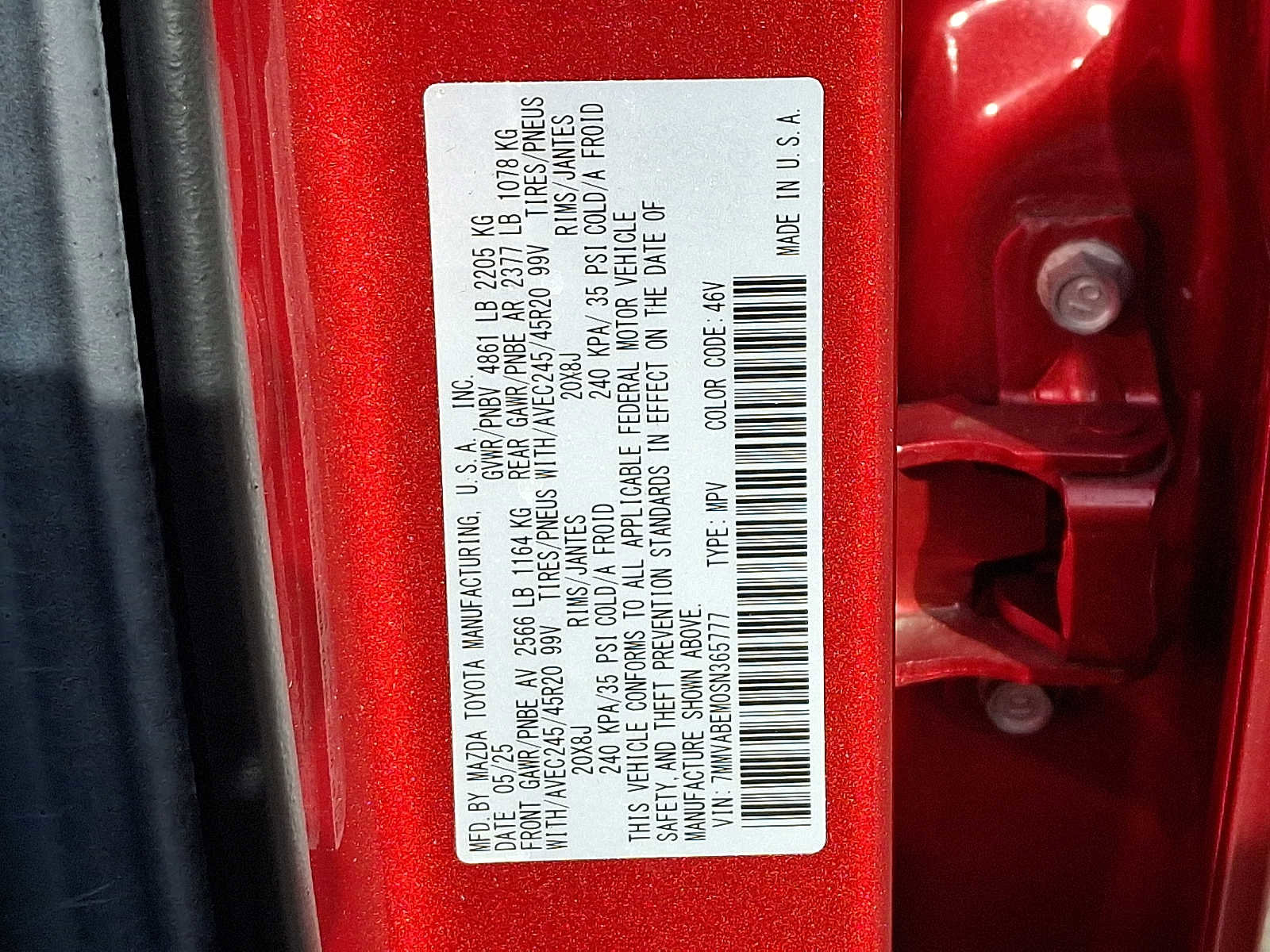 Certified 2025 MAZDA CX-50 AWD 2.5 S w/ Cargo Package image 27