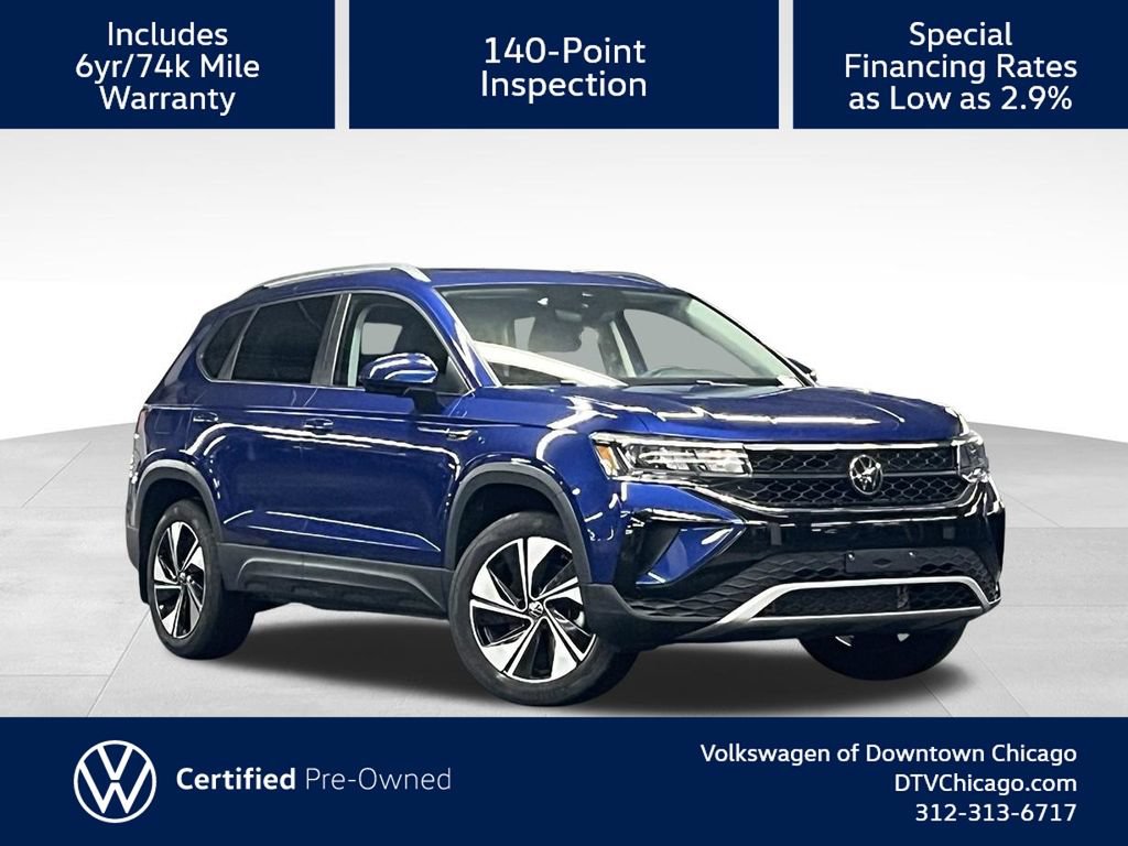 Certified 2024 Volkswagen Taos SE w/ Panoramic Sunroof Package AWD/4WD image 1