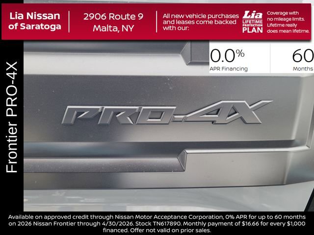 New 2026 Nissan Frontier PRO-4X w/ Pro-4x Convenience Package AWD/4WD image 5