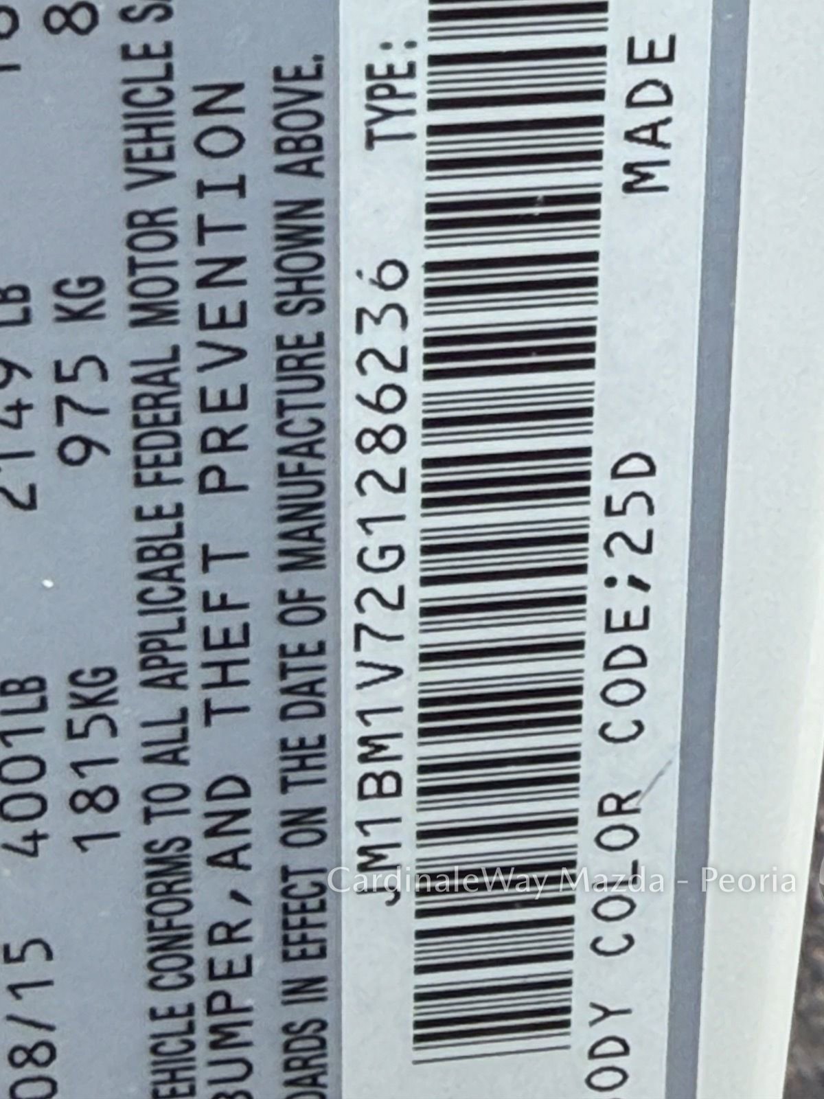 Used 2016 MAZDA MAZDA3 i Touring image 35