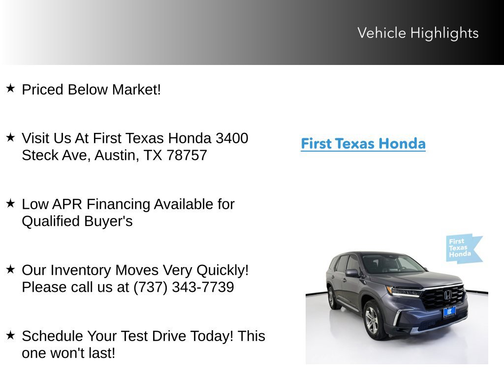 Certified 2025 Honda Pilot EX-L image 10