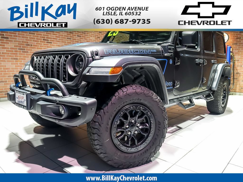 Used 2023 Jeep Wrangler Unlimited Rubicon 4xe AWD/4WD image 1