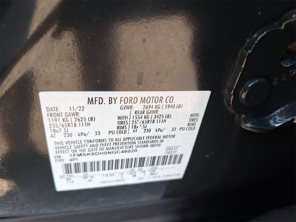 Used 2022 Ford Explorer XLT w/ Equipment Group 202A image 33