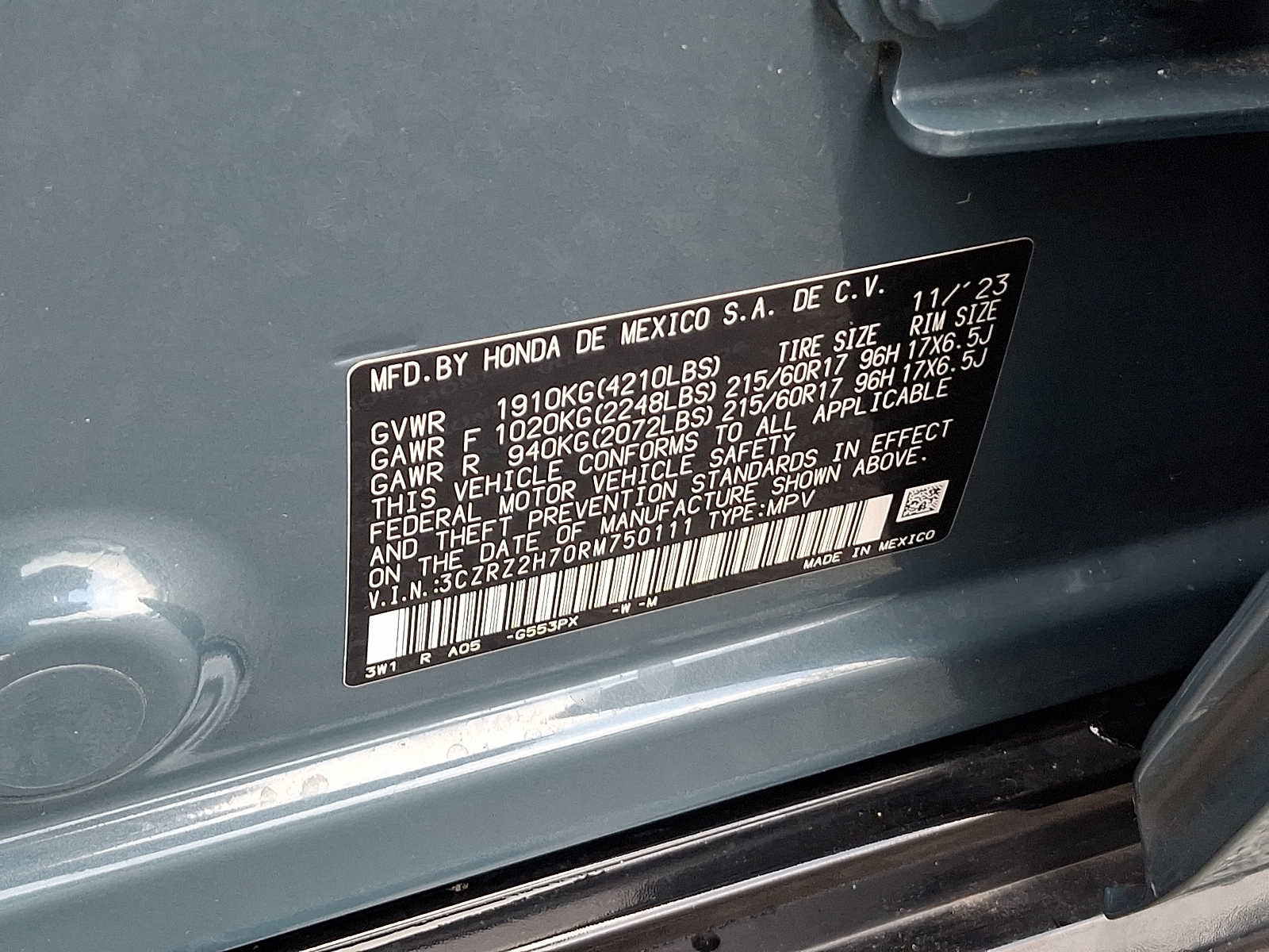 Used 2024 Honda HR-V EX-L image 26