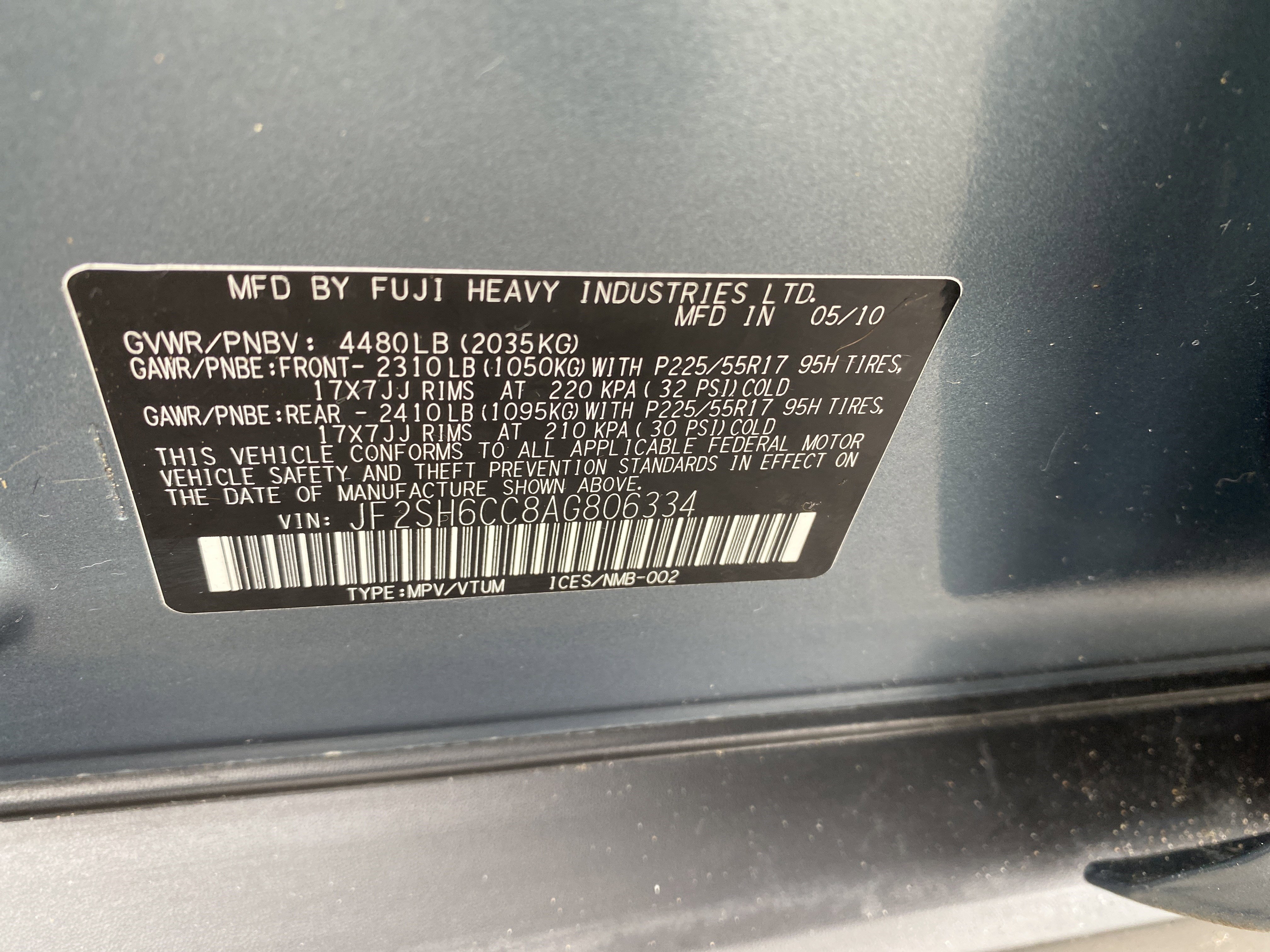 Used 2010 Subaru Forester 2.5X Premium image 27