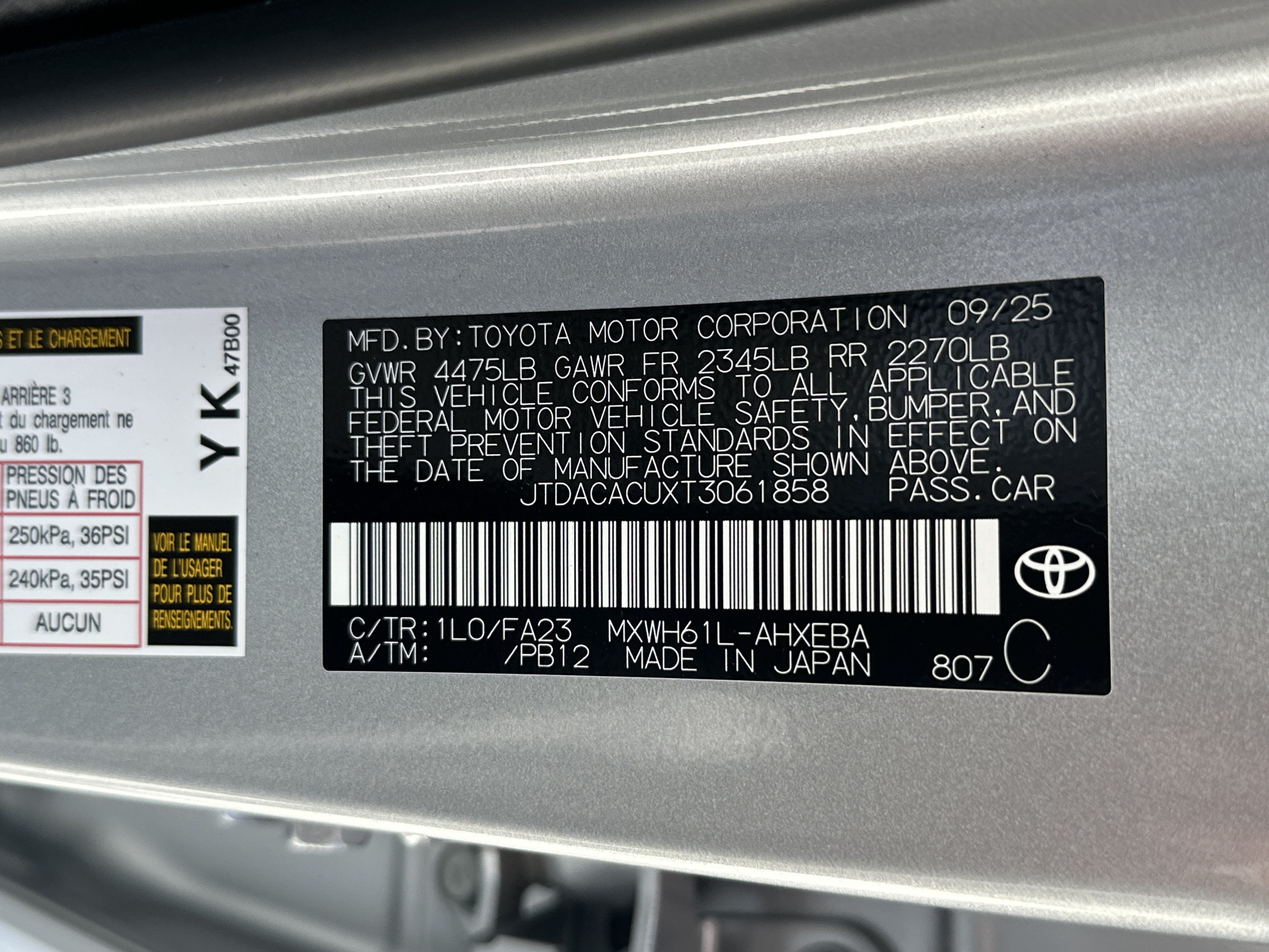Certified 2026 Toyota Prius Plug-In Hybrid FWD image 35