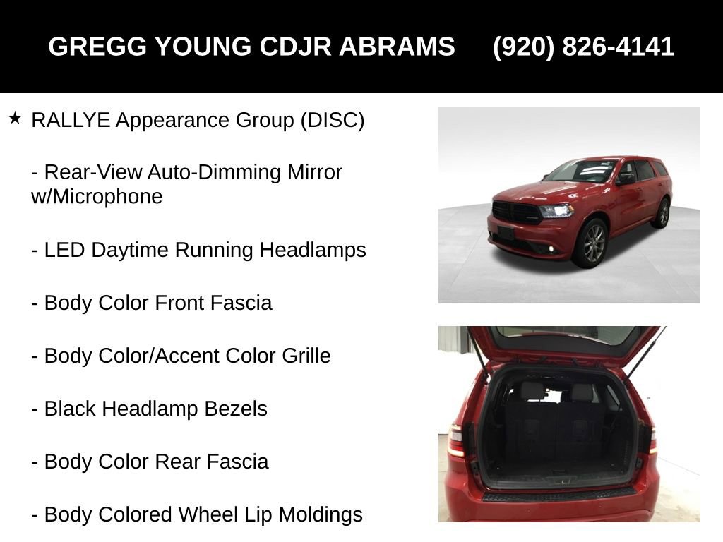 Used 2016 Dodge Durango SXT w/ Quick Order Package 23B image 25