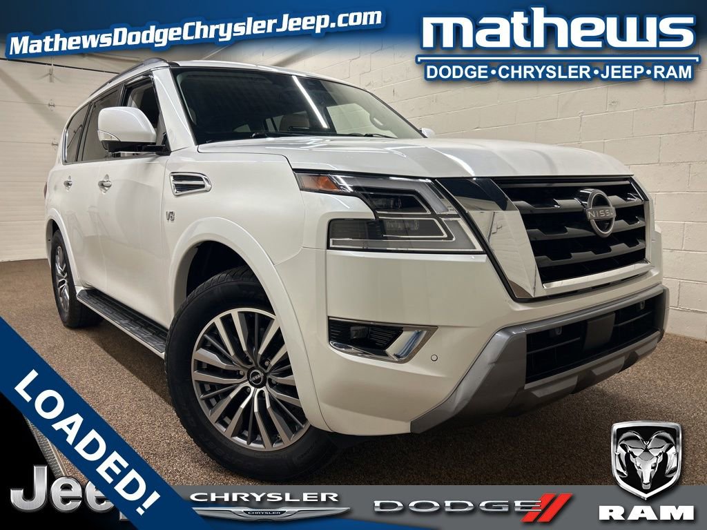 Used 2022 Nissan Armada SL w/ Captain's Chairs Package