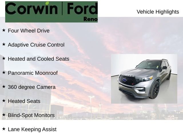 Certified 2021 Ford Explorer ST w/ Equipment Group 401A image 8