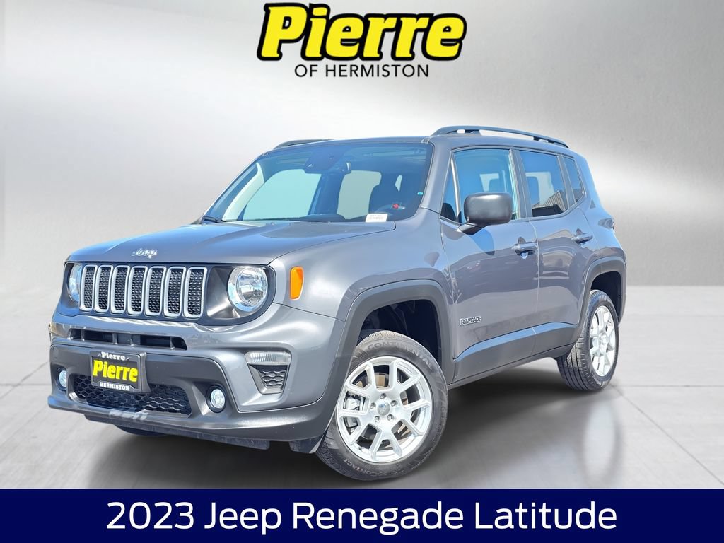 Used 2023 Jeep Renegade Latitude w/ Sun/Sound Group AWD/4WD image 1