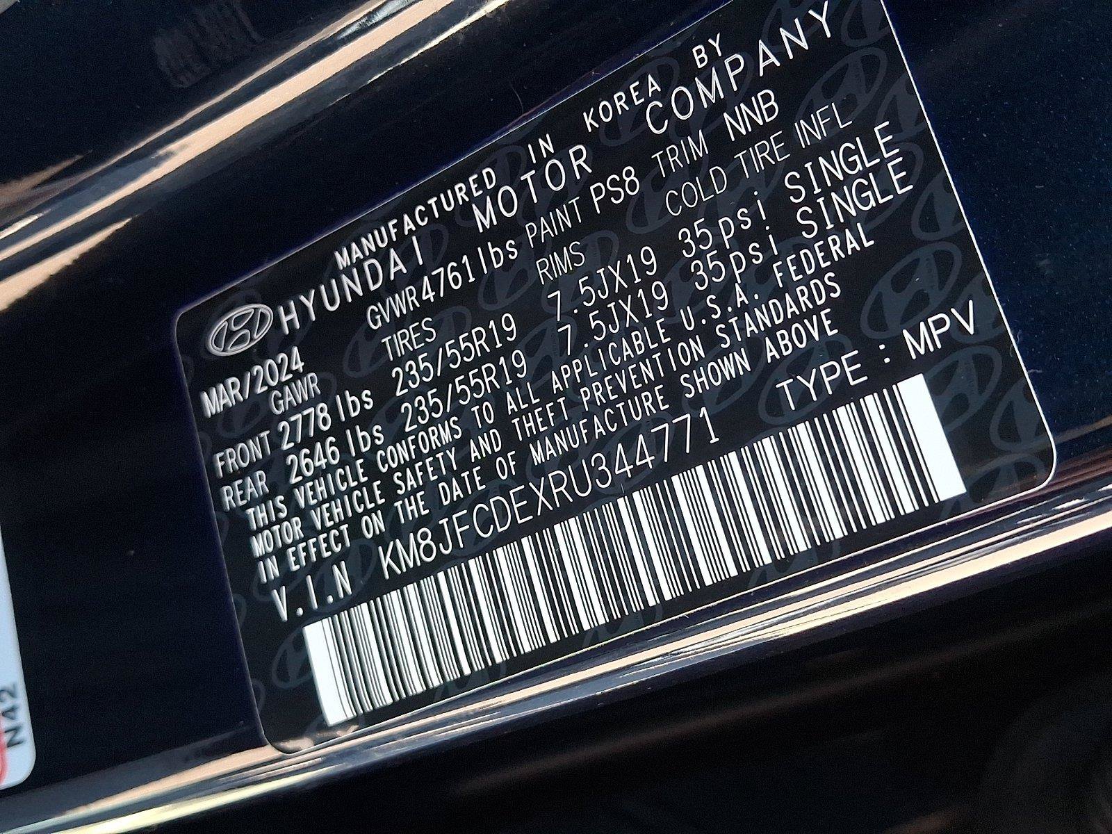 Certified 2024 Hyundai Tucson XRT AWD/4WD image 27