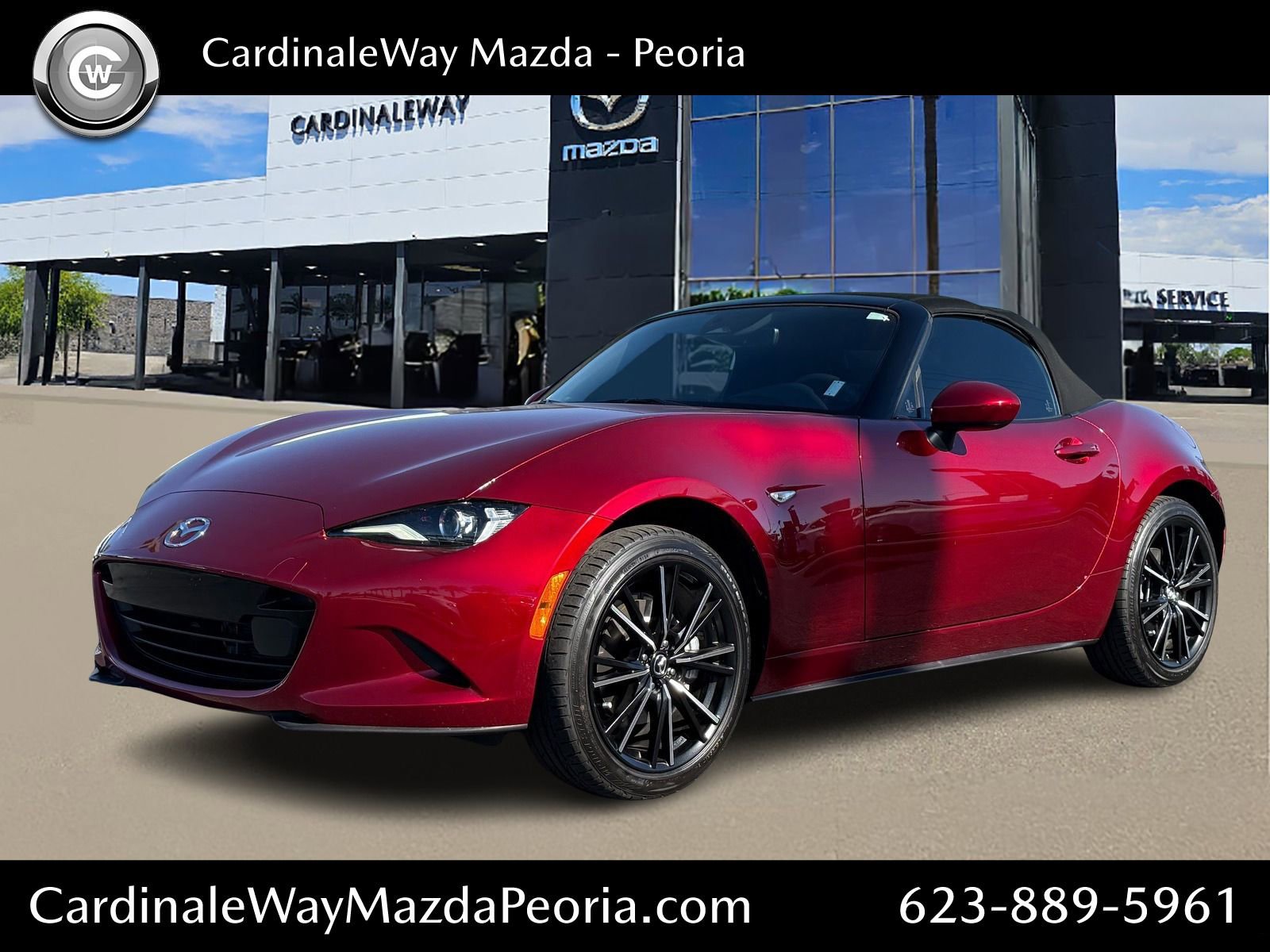 Certified 2025 MAZDA MX-5 Miata Grand Touring w/ Weather Package