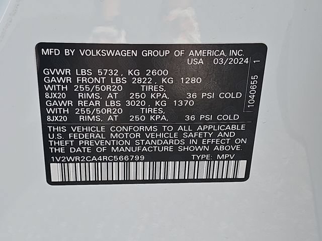 Used 2024 Volkswagen Atlas SE FWD image 36