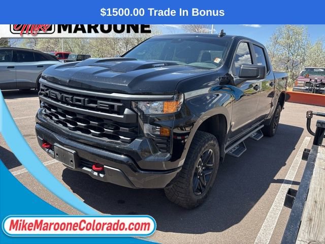 Certified 2024 Chevrolet Silverado 1500 Custom Trail Boss w/ LPO, Dark Essentials Package image 2