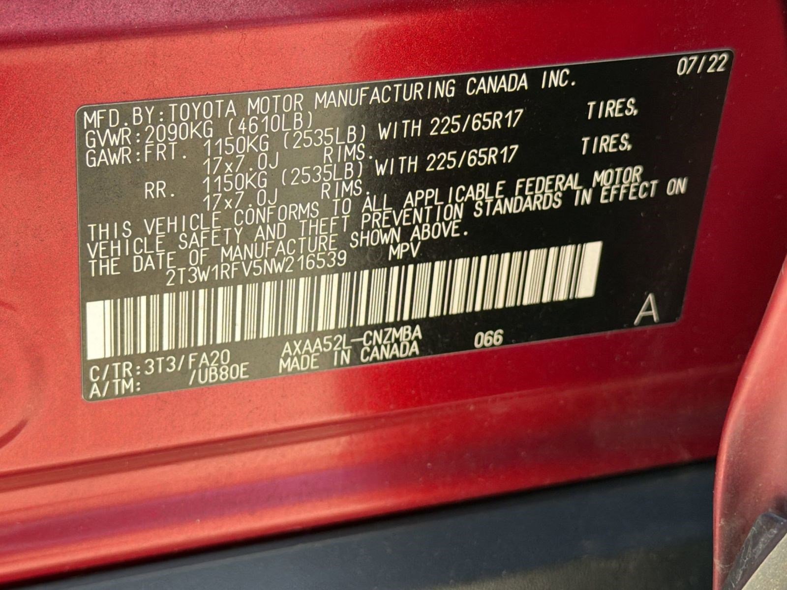 Used 2022 Toyota RAV4 XLE w/ Convenience Package image 21