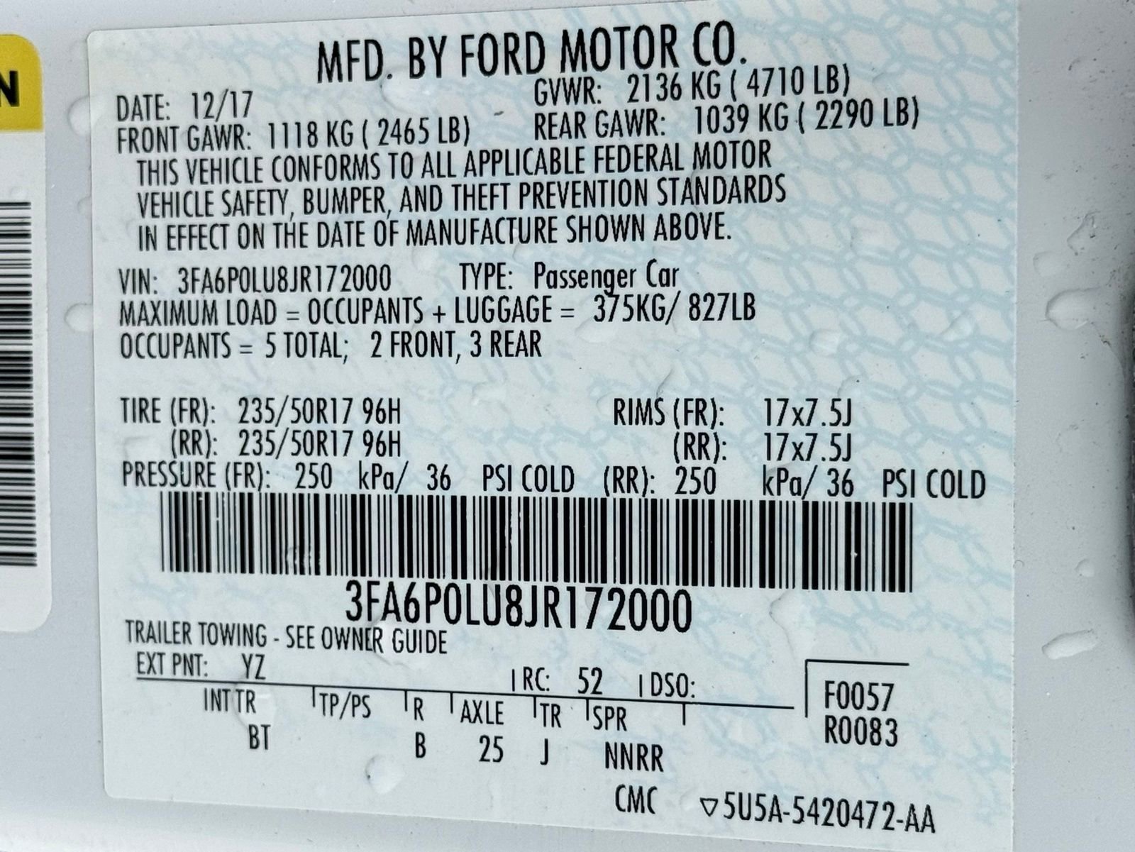 Used 2018 Ford Fusion SE w/ Equipment Group 602A FWD image 38