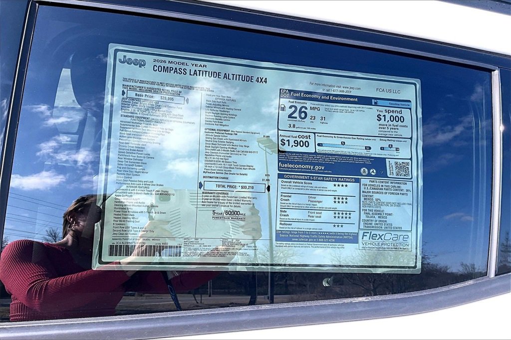 New 2026 Jeep Compass Latitude image 13