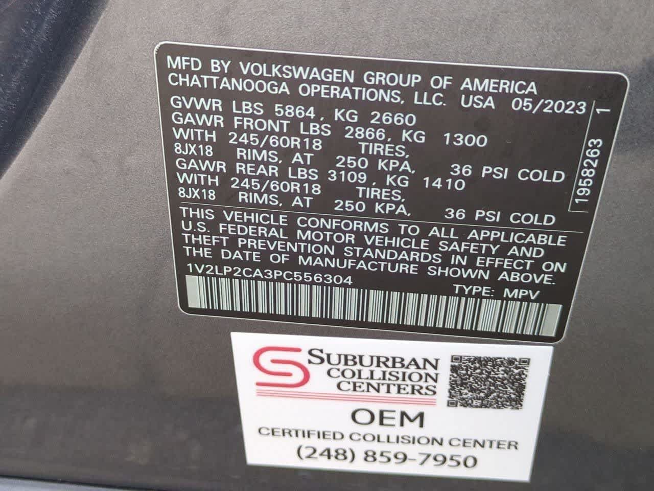 Used 2023 Volkswagen Atlas SE AWD/4WD image 33