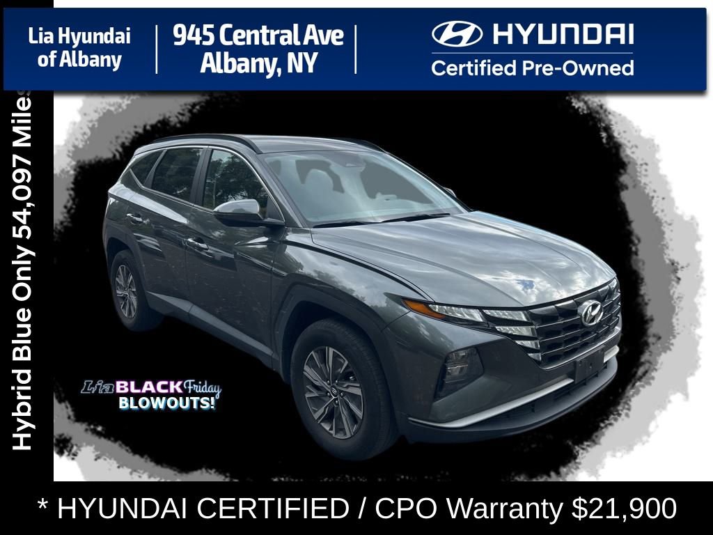 Certified 2022 Hyundai Tucson Blue