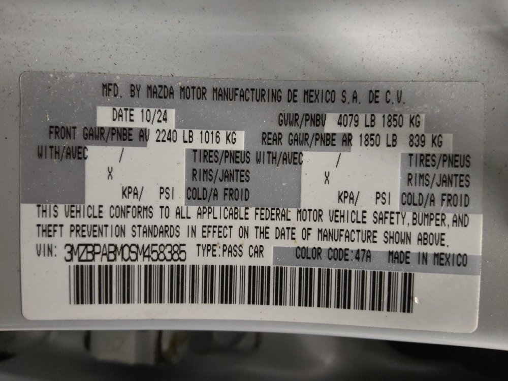 Used 2025 MAZDA MAZDA3 s FWD image 33