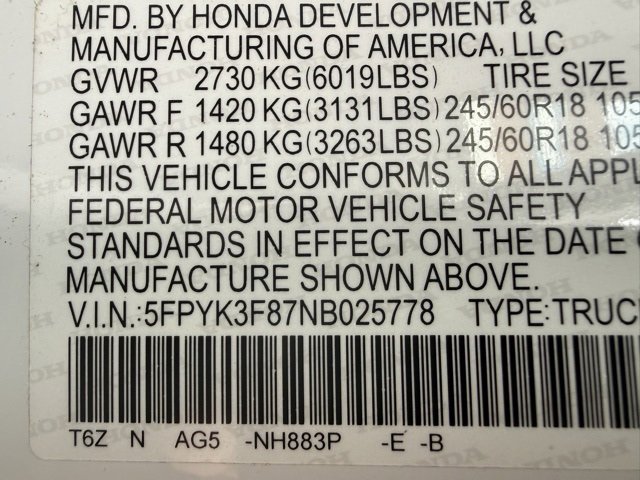 Used 2022 Honda Ridgeline Black Edition image 6