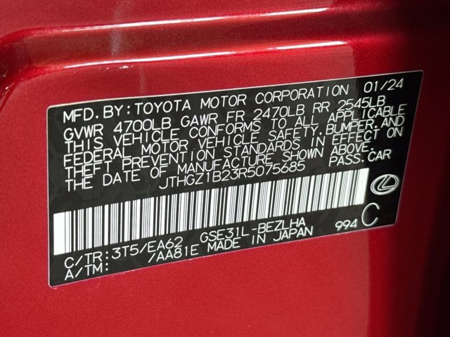 Certified 2024 Lexus IS 350 F Sport image 22