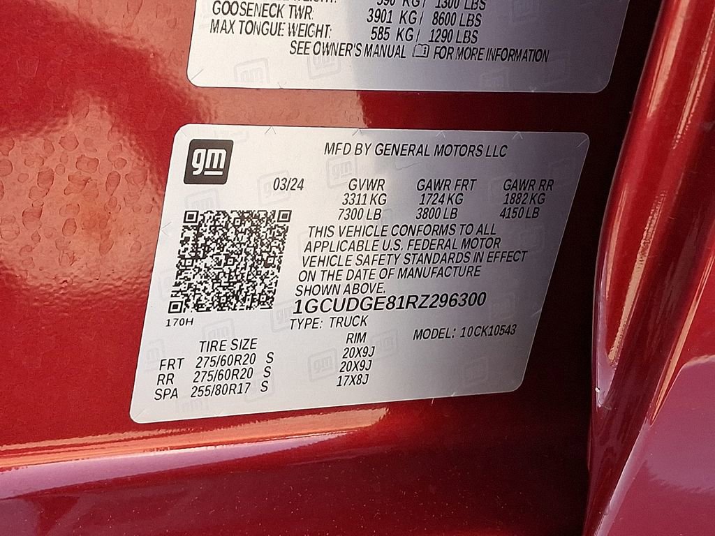 Used 2024 Chevrolet Silverado 1500 LTZ w/ LTZ Premium Package AWD/4WD image 27