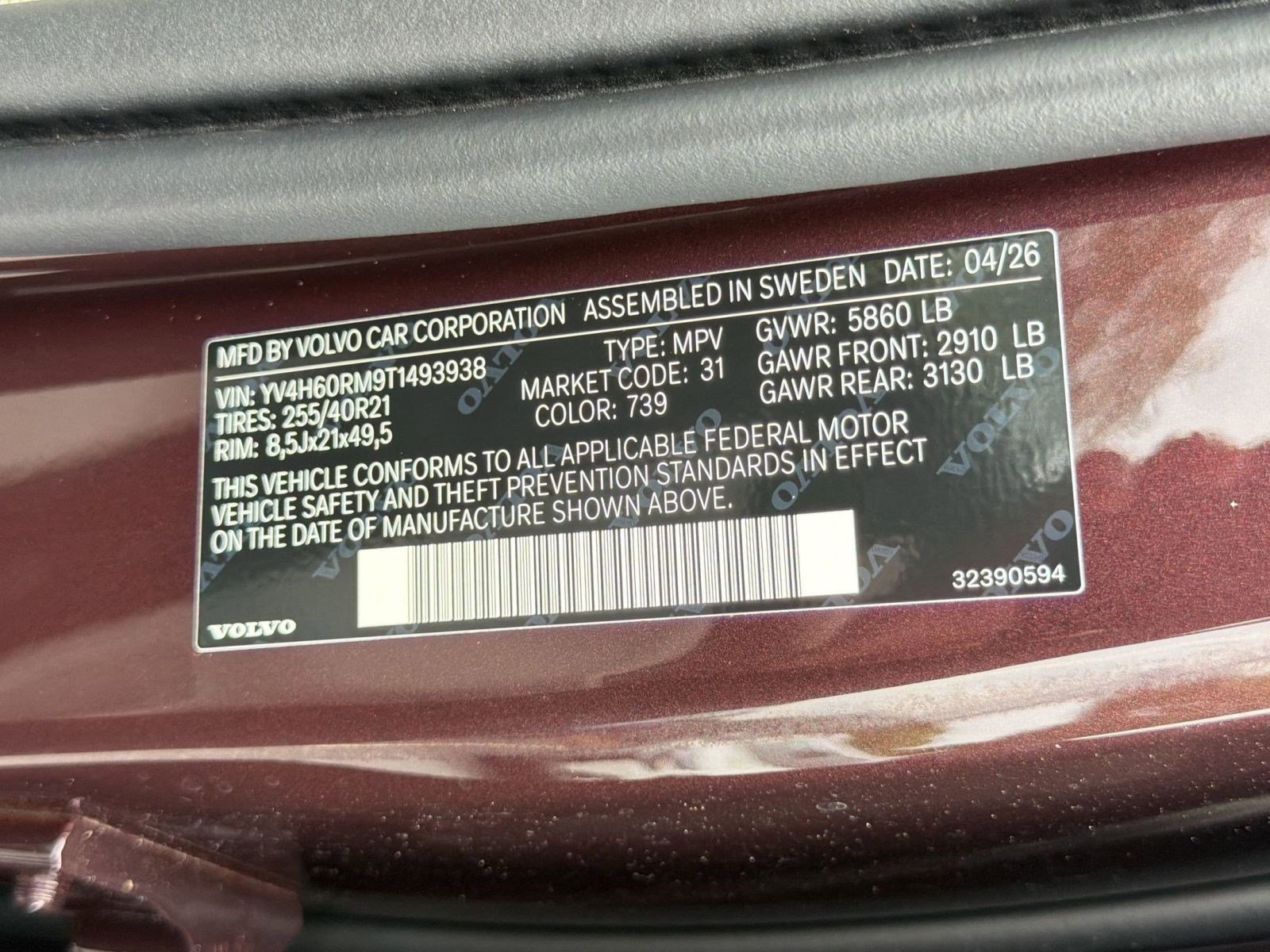 New 2026 Volvo XC60 T8 Ultra w/ Climate Package AWD/4WD image 20