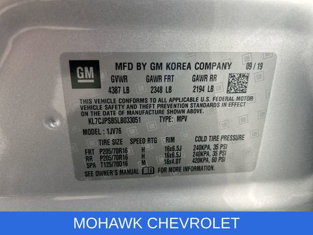 Certified 2020 Chevrolet Trax LT w/ LT Convenience Package image 33