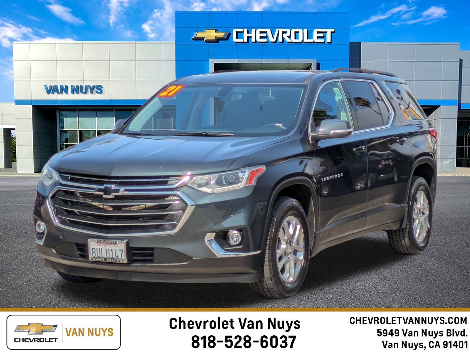 Used 2021 Chevrolet Traverse LT