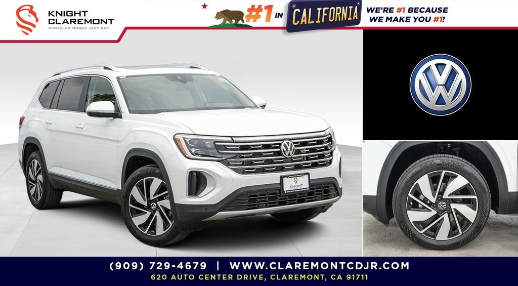 Used 2025 Volkswagen Atlas SEL AWD/4WD image 1