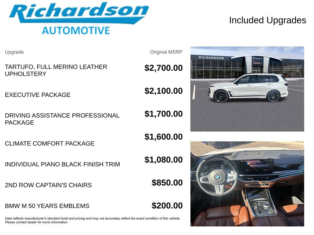 Used 2023 BMW X7 M60i w/ Executive Package image 6