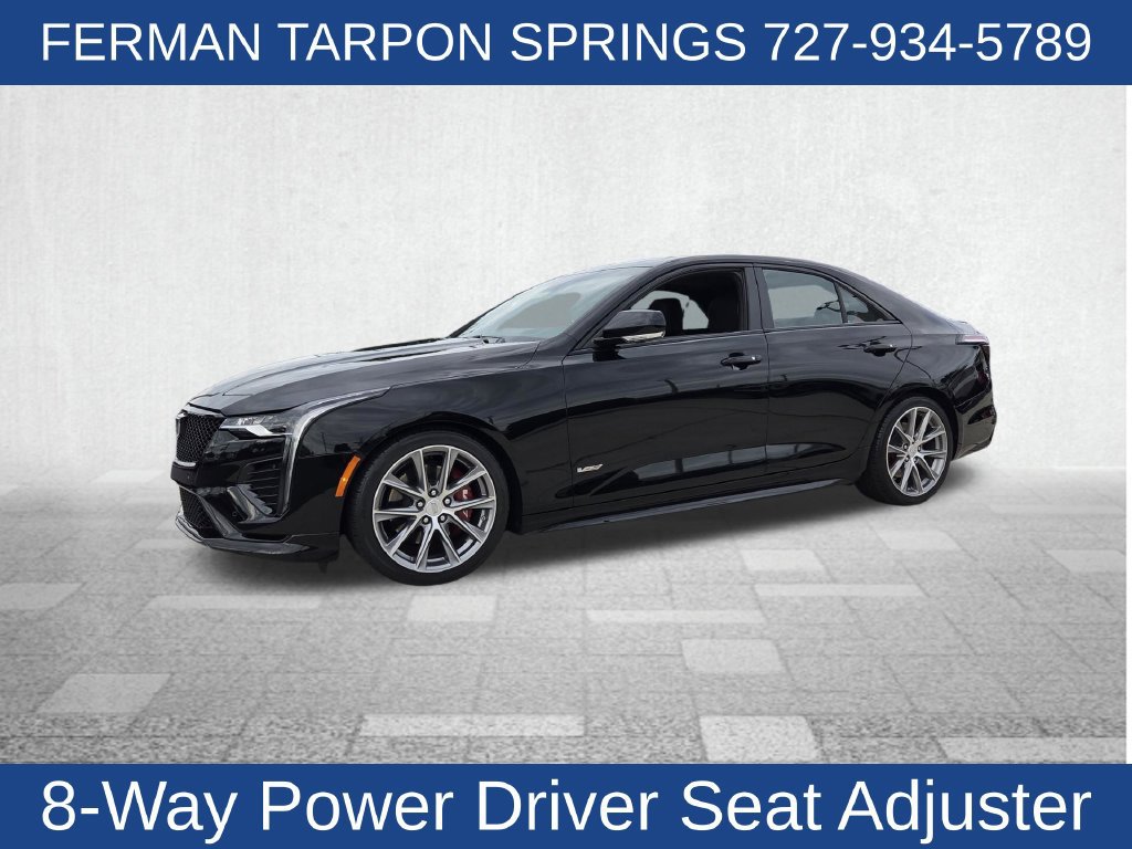Certified 2025 Cadillac CT4 V w/ Navigation Package RWD image 6