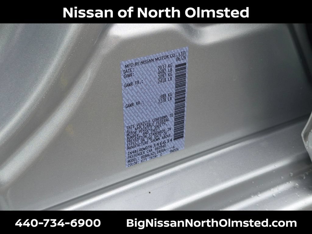 New 2026 Nissan Altima 2.5 SV AWD/4WD image 20