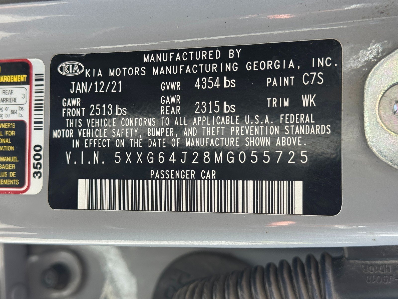 Used 2021 Kia K5 GT-Line w/ GT-Line FWD Premium Package image 40