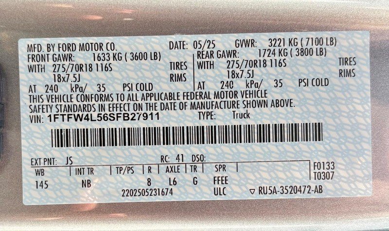 Used 2025 Ford F150 Tremor w/ Equipment Group 402A High AWD/4WD image 36