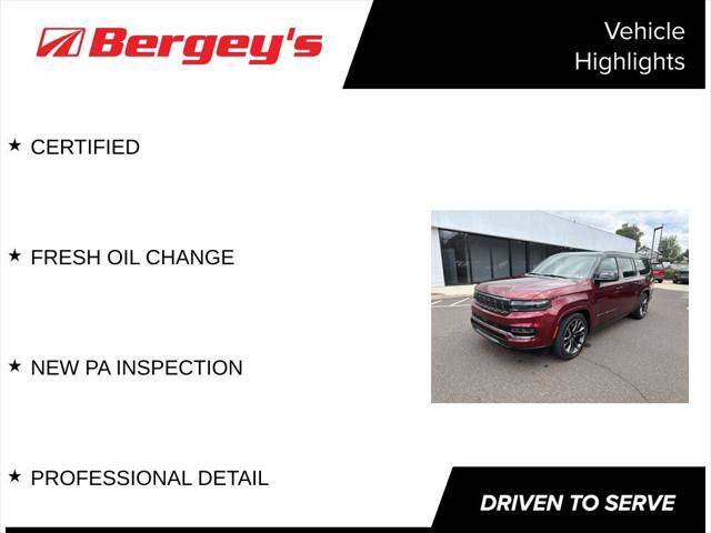 Certified 2025 Jeep Grand Wagoneer L Series II Obsidian w/ Quick Order Packagew 28T AWD/4WD image 5