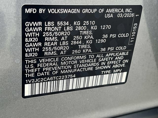 New 2026 Volkswagen Atlas Cross Sport SE FWD image 27