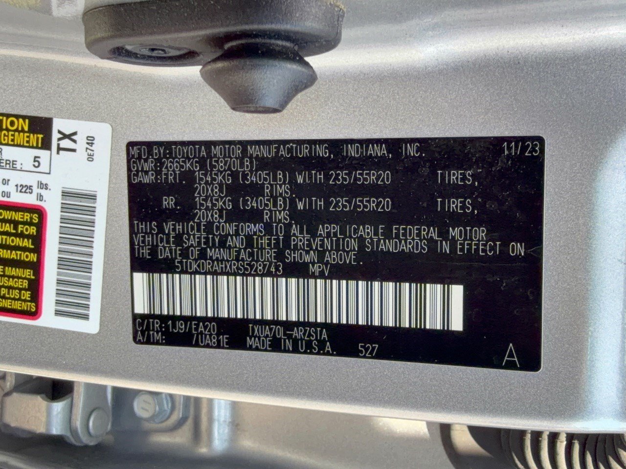 Used 2024 Toyota Highlander XSE FWD image 31