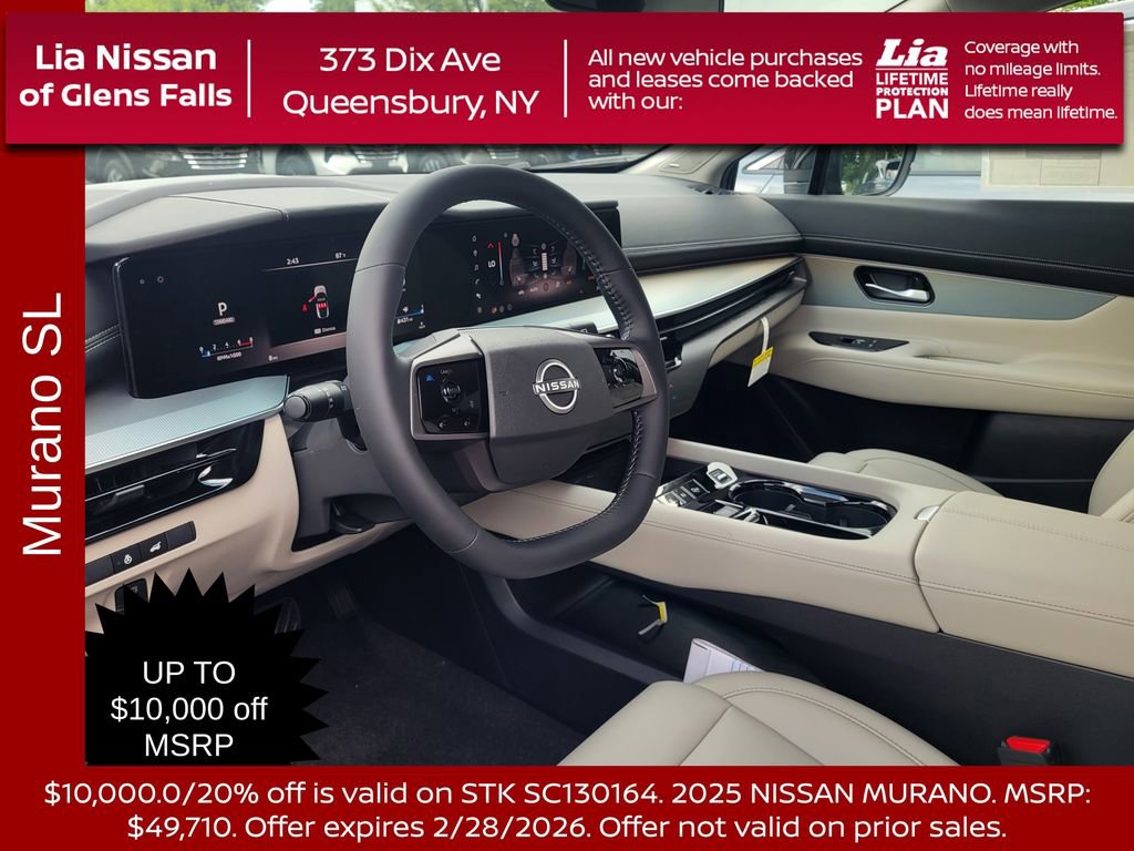 New 2025 Nissan Murano SL w/ Cargo Package image 13