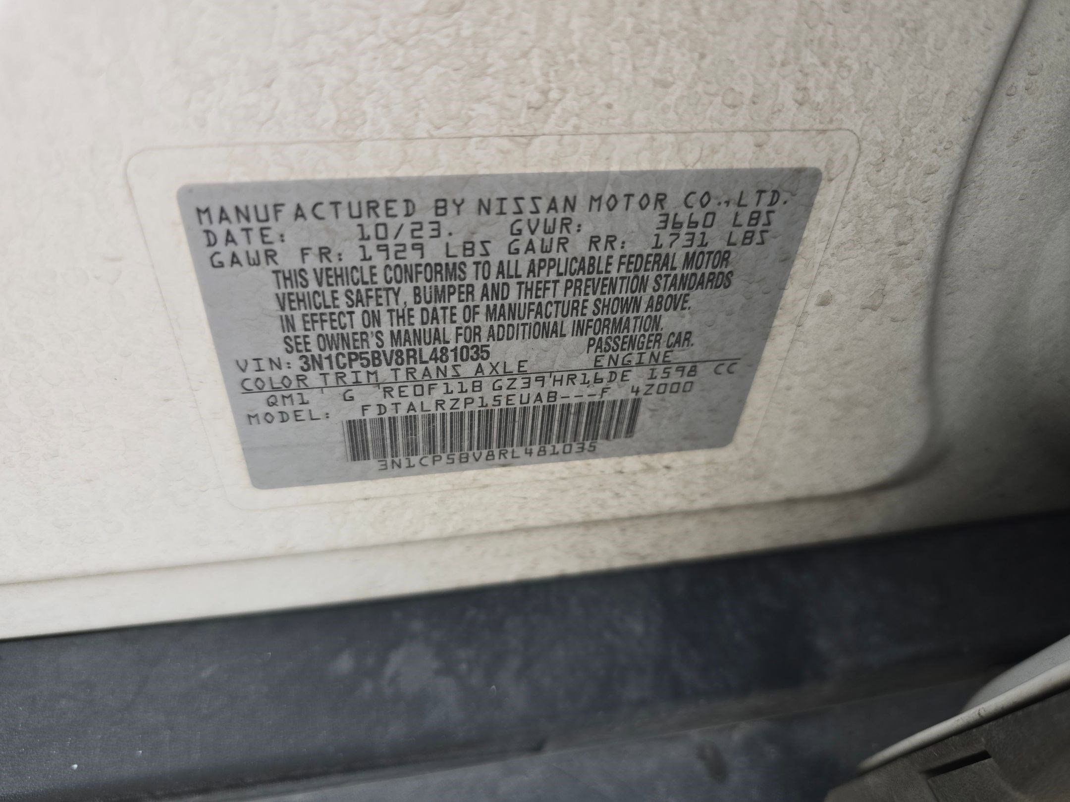 Used 2024 Nissan Kicks SV image 20