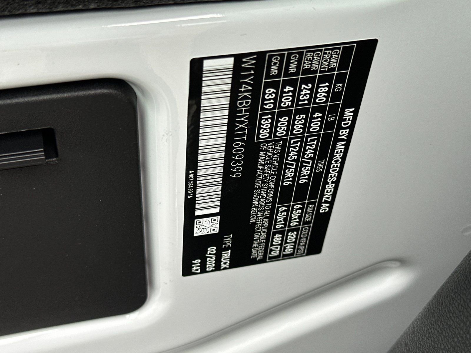 New 2026 Mercedes-Benz Sprinter 2500 image 26