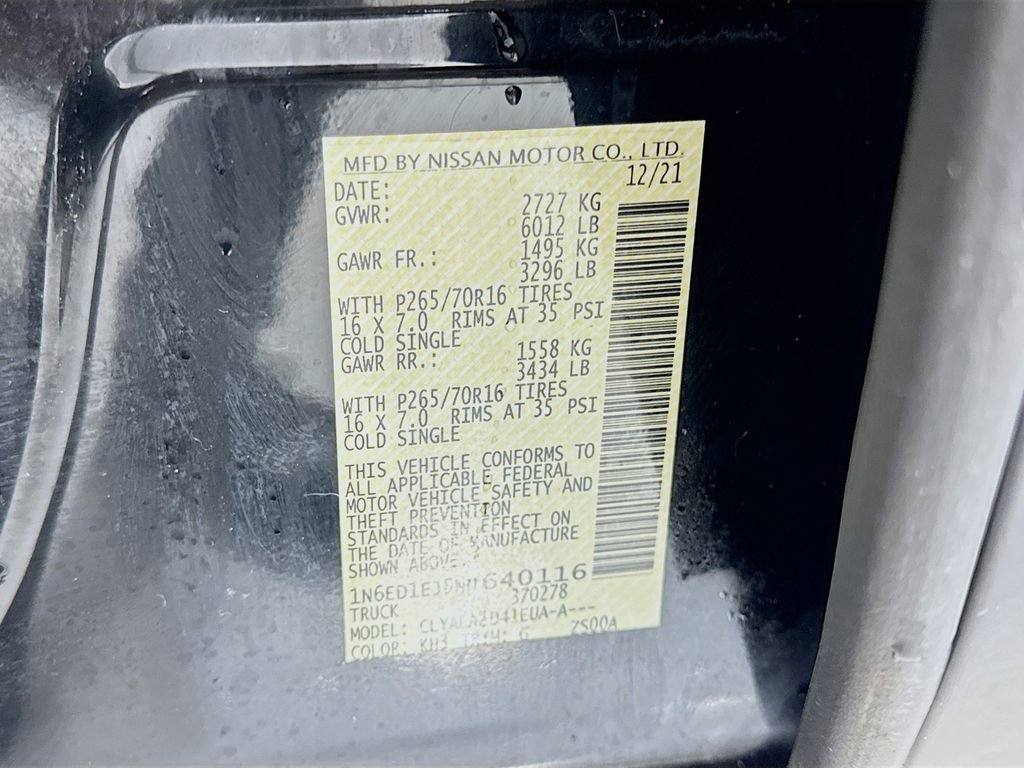 Used 2022 Nissan Frontier S w/ Technology Package image 41