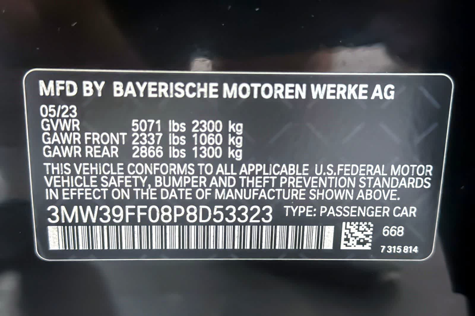 Used 2023 BMW 330e w/ Parking Assistance Package RWD image 29