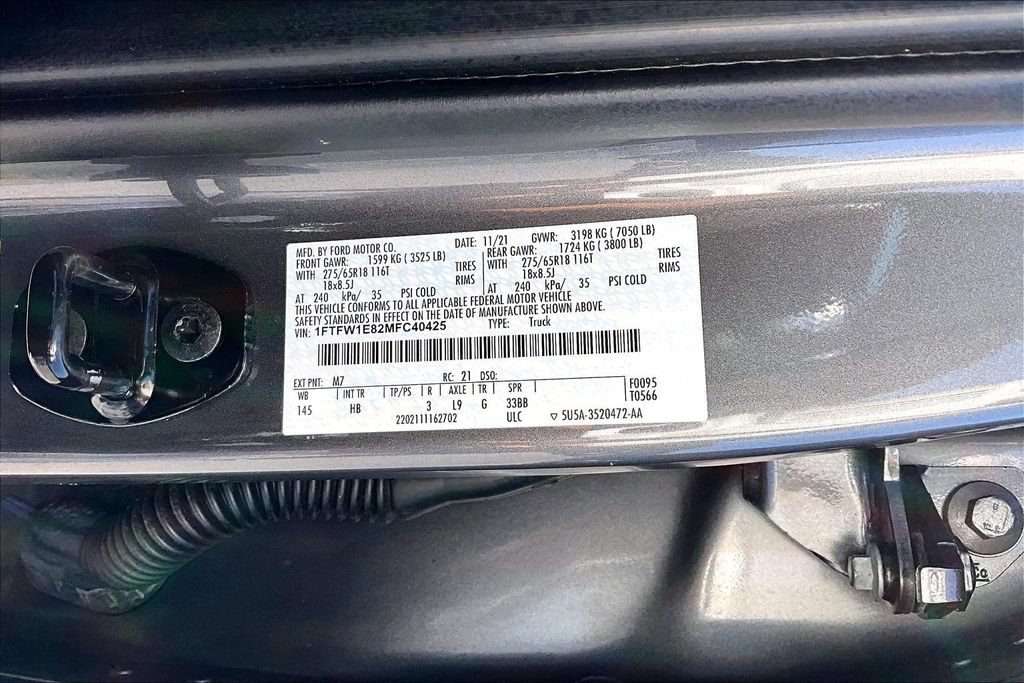 Used 2021 Ford F150 Lariat w/ Equipment Group 502A High AWD/4WD image 20