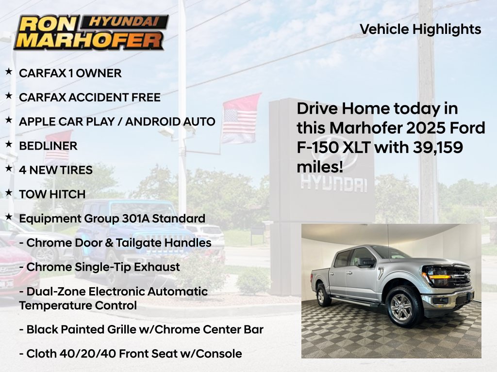 Used 2025 Ford F150 XLT w/ Equipment Group 301A Standard AWD/4WD image 15