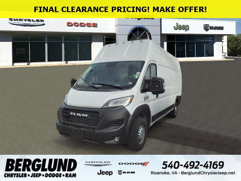 New 2024 RAM ProMaster 3500 w/ Delivery Van Package image 1