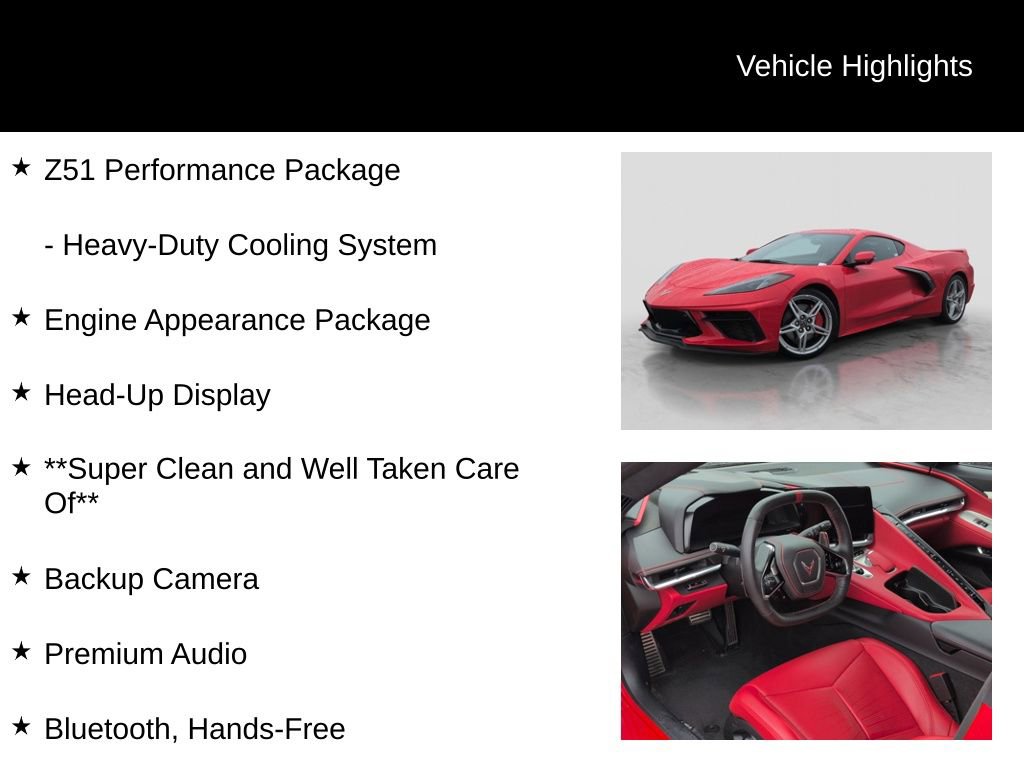 Used 2020 Chevrolet Corvette Stingray Premium Cpe w/ 3LT Preferred Equipment Group image 31