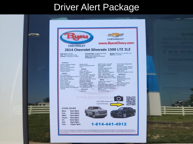 Used 2014 Chevrolet Silverado 1500 LTZ Z71 w/ LTZ Plus Package AWD/4WD image 13